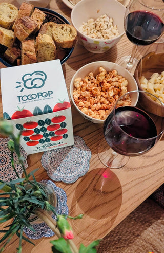 Apéritif original avec popcorn artisanal Tocopop